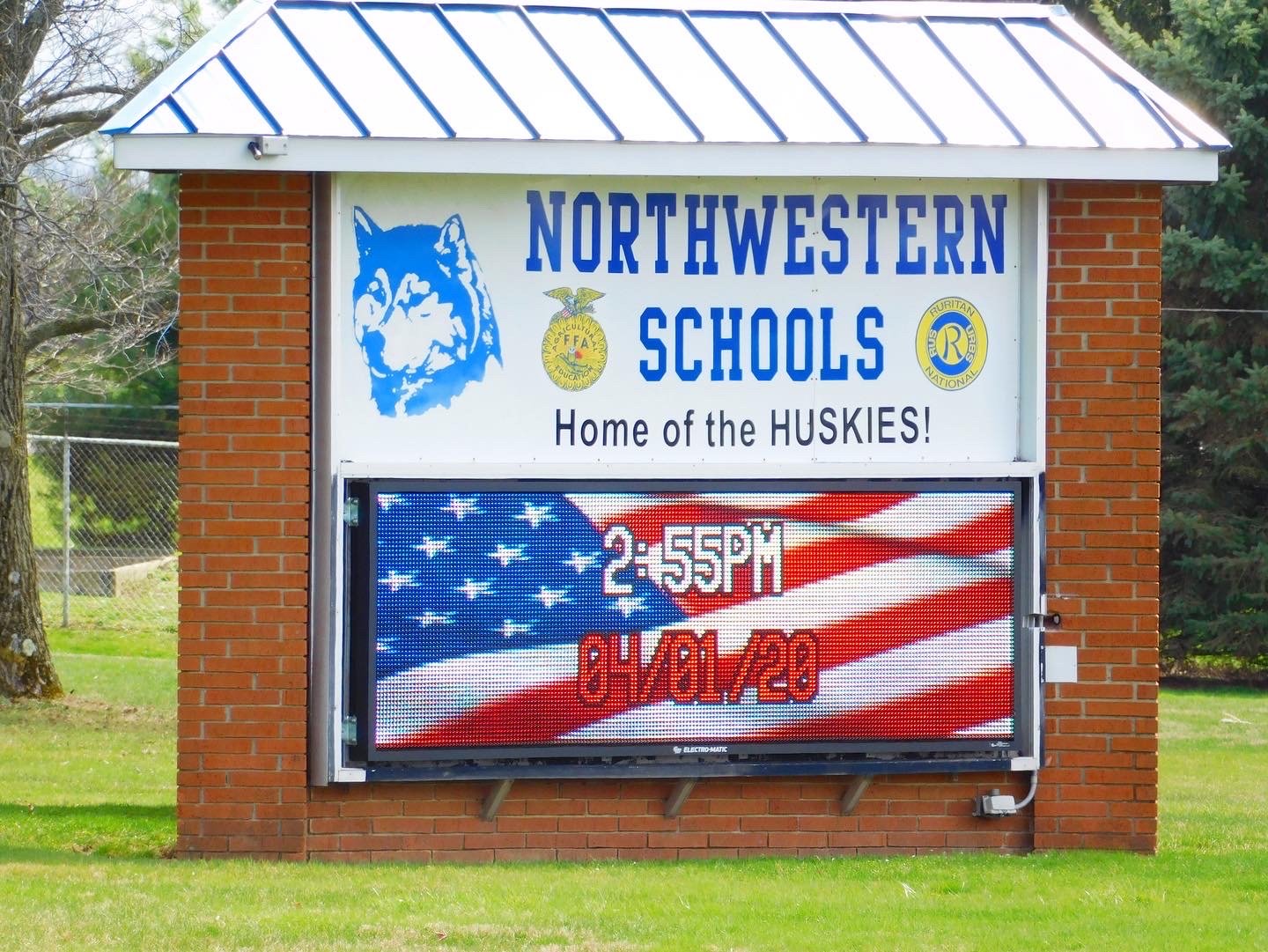 Northwestern Schools Upgrade to LED Fusion Display after Storm Damages