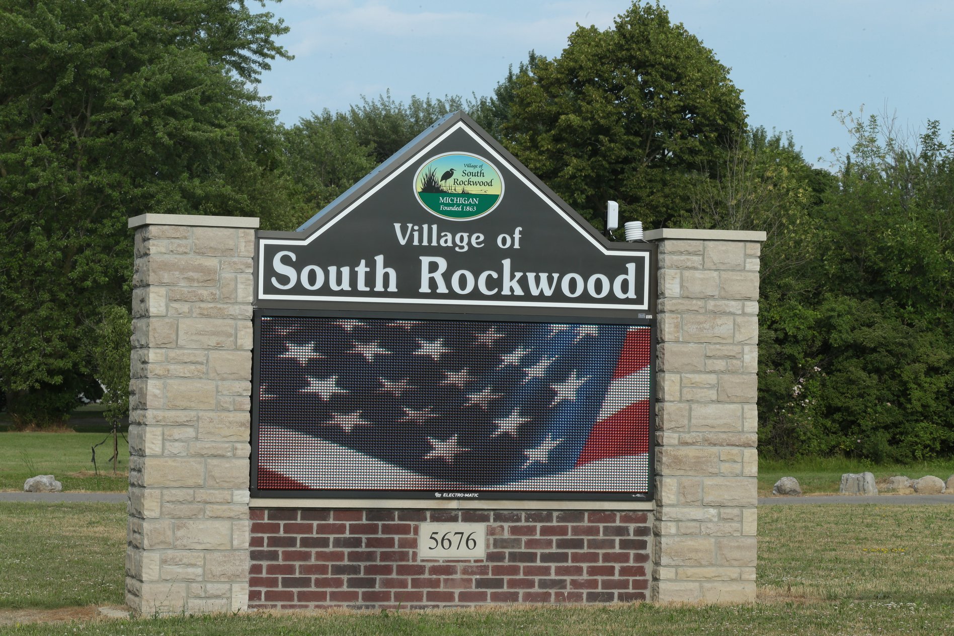 Village of South Rockwood benefits from new LED Sign