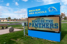 Birch Run Area Schools Sign