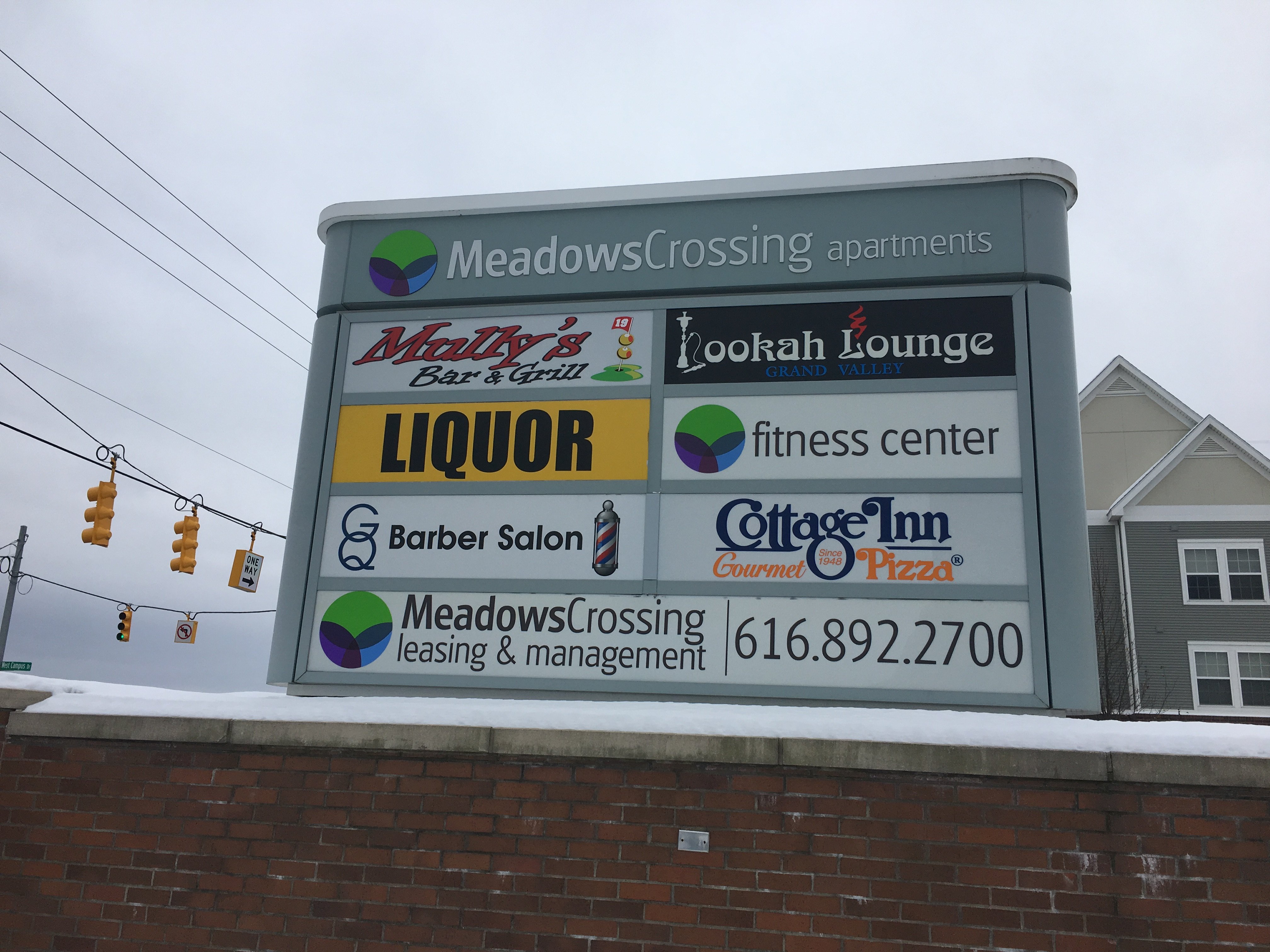 Old Signage at Meadows Crossing