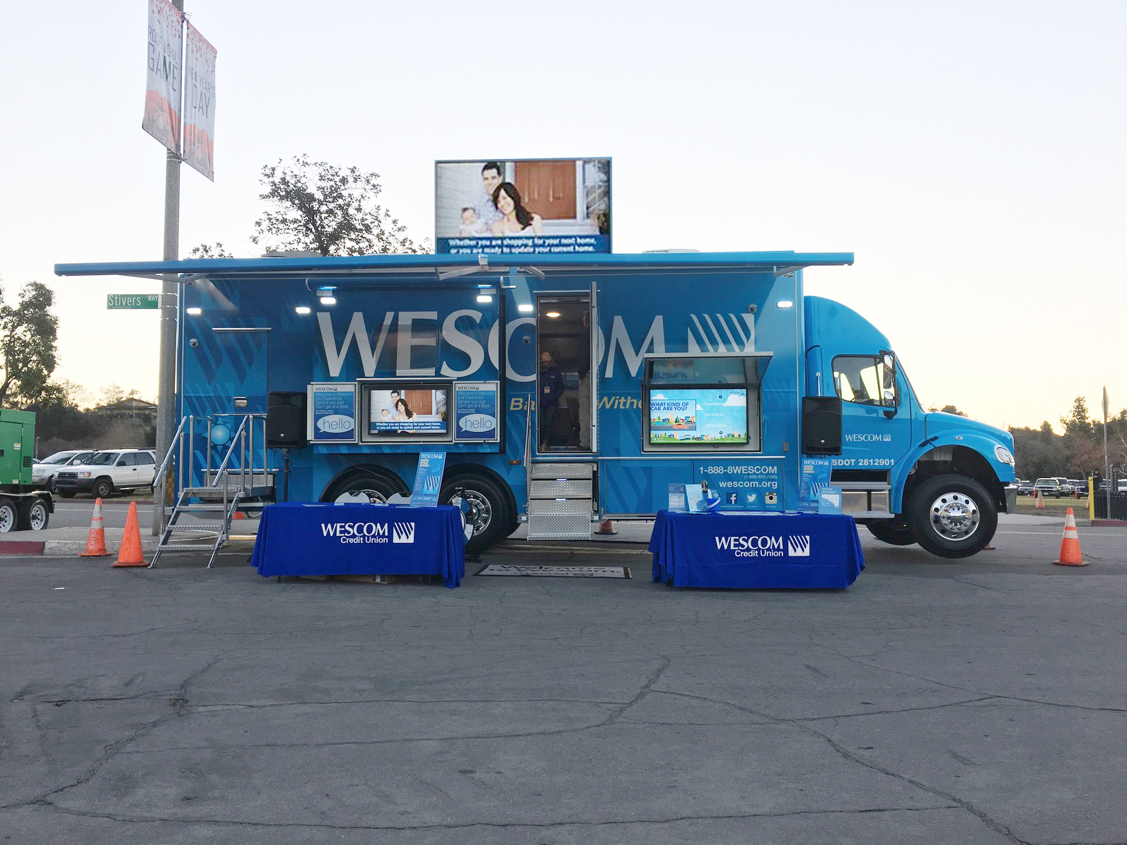 Electro-Matic Provides MBF Industries Mobile Trucks with LED Displays